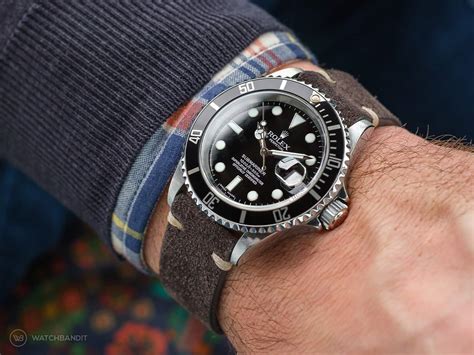 watch bands for rolex submariner|rolex submariner strap review.